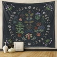 thumbnail image 3 of Simpkeely Plant Aesthetic Tapestry, Botanical Moon Phase Tapestry Wall Hanging Nature Tapestries Floral Tapestry for Bedroom Living Room - 59.1" x 80", 3 of 7