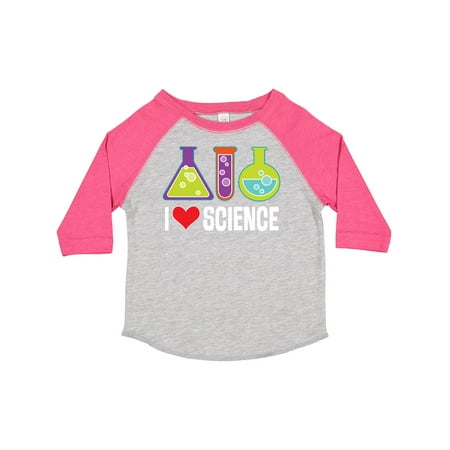 

Inktastic I Love Science Chemistry Teacher Gift Toddler Boy or Toddler Girl T-Shirt
