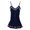 Navy, variant on Intimates | Nightshirts & Gowns Women Satin Teddy Lingerie V-Neck Nightdress Underwear | 1 Piece Black S