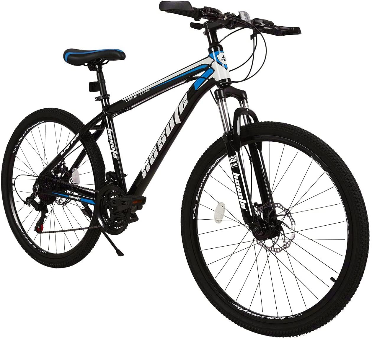 26-inch Aluminum Mountain Bike Outdoor MTB Bicycle with Full Suspension 21-Speed 