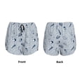 thumbnail image 5 of Lsque Shells And Sand Printed Women's Running Shorts with Liner Pockets,Elastic Quick Dry Workout Athletic Gym Yoga Shorts,Womens High Waist Shorts-, 5 of 9