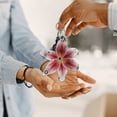 thumbnail image 5 of Lifelike Lily Keychain Bag Charm Simulation Lily Flower Hanging Keyring Pendant Chic Bag Pendant Accessories, 5 of 7