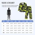thumbnail image 2 of Mens Pajamas Set, Green Grey Camouflage Button Down Long Sleeve Loungewear Sleepwear Pjs sets for Men, 2 of 5