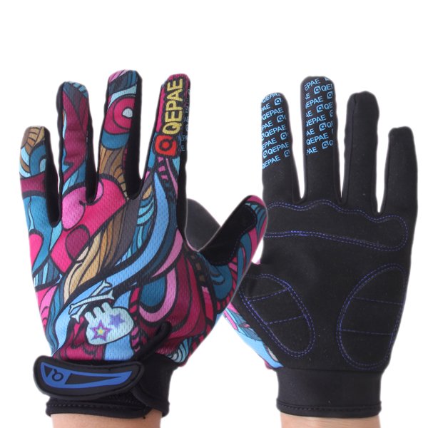 Guantes de Bicicleta Deportes Accesorios Ciclismo Con Cierre de Muñeca de L Sunnimix Guantes