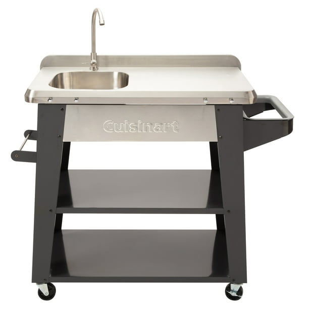 Cuisinart Deluxe Outdoor Bbq Prep Table, Prep Table For Outdoor Grill