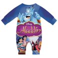 thumbnail image 2 of Aladdin Baby Onesie Romper Footless Infant Long Sleeve Jumpsuit for Boys Girls, 2 of 8
