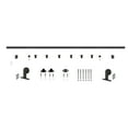 thumbnail image 2 of Miseno Mbdh0305x96 96" Standard Wheel Top Mount Barn Door Hardware Kit - Stainless Steel, 2 of 7