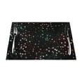 thumbnail image 1 of XMXY Woven Placemats Set of 4 PCS, Colorful Starry Sky Table Mats Washable Heat Resistant Placemats, 1 of 6