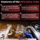 thumbnail image 4 of No.12607406/19435539 Tubo de válvula PCV para Chevrolet Silverado para GMC Sierra 1500 2500 3500 2007-2008 para Cadillac Escalade 2007-2008 Manguera de ventilación del cárter, 4 of 7