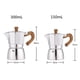 thumbnail image 2 of de Cocina de Café Espress Café Expreso Per de Aluminio Portátil Hogar Oficina Ol - 300 ml Soledad Cafetera Moka, 2 of 8