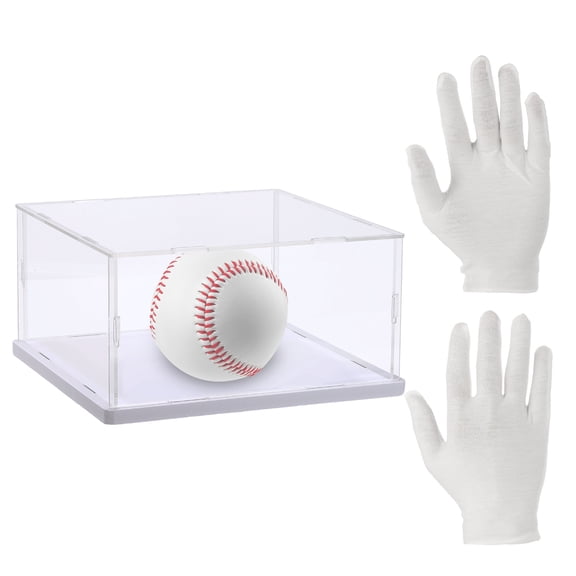 Acrylic Display Case for Collectibles Assemble, 8x8x4inch Clear Display Box