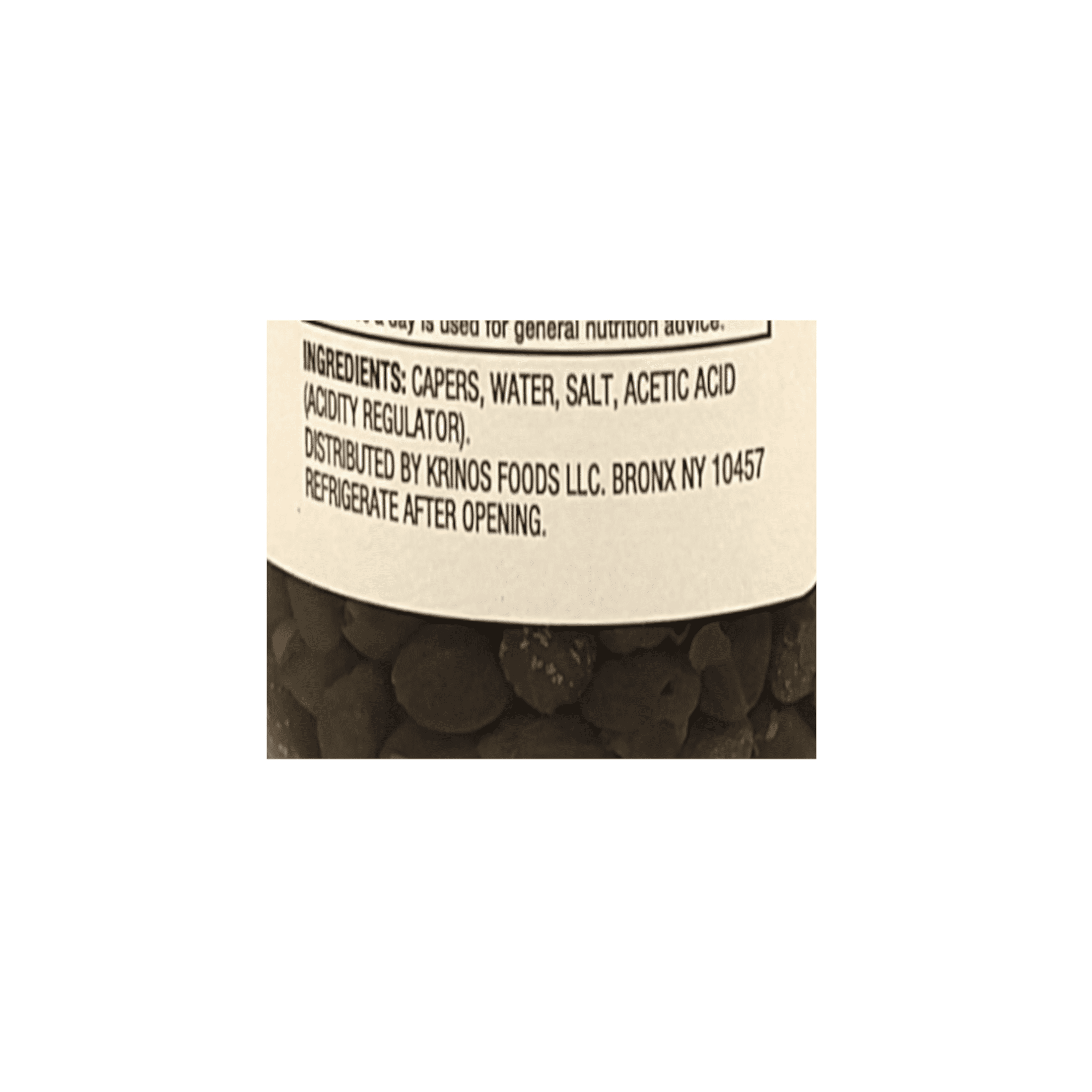 (12 pack) Krinos Greek Capers in Brine Jar 16oz