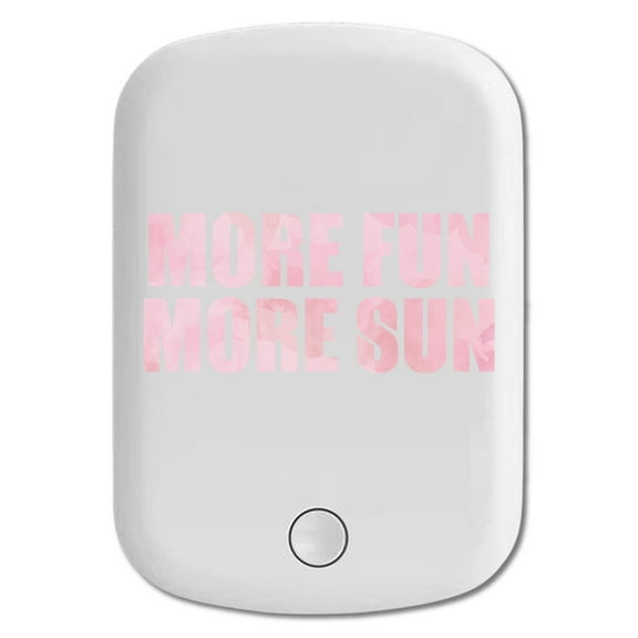 DistinctInk Magnetic Battery Pack, 5000 mAh Wireless Portable Charger with USB-C Cable, Compatible with MagSafe iPhone 14 / 13 / 12 Series - More Fun More Sun