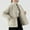 Beige, variant on Womens Quilted Lightweight Jackets Button Causal Padded Jacket Fall Winter Warm Long Sleeve Coats Outwear with Pockets