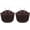 Coffee, variant on 2 Pack Hanging Planters for Outdoor Indoor Plants, Plastic Plants Pot Wall Mounted, Hanging Flower Pots Plants Container with Hooks for Porch Railings Garden Balcony Patio(No plants)