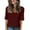 Wine, variant on loopsun Plus Size Tops for Womens,Womens Summer Tops,Women's Fashion Tees Casual V-neck Loose Cute T Shirt 1/2 Sleeve Ladies Top Navy XXL