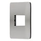 thumbnail image 2 of Placa Decorativa Módulo Eléctrico Leviton Acero Inoxidable 1, 2 of 3