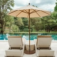 thumbnail image 4 of Costway Base de Parasol de Patio 59 Lb Support de Parasol Rond pour Cour Arrière Brun, 4 of 10