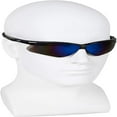 thumbnail image 4 of KLEENGUARD (Formerly Jackson Safety V30 Nemesis Safety Glasses/Sunglasses 14481 Black Frame, Blue Mirror Lens (6 Pair), 4 of 4