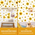 thumbnail image 4 of 1 Set Autocollant Mural Tournesol Autocollant Mural Amovible en PVC, 4 of 7