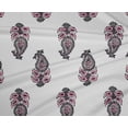 thumbnail image 4 of oneOone Polyester Lycra Fabric Leaves & Paisley Block Print Sewing Fabric BTY 56 Inch Wide, 4 of 4