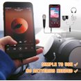 thumbnail image 3 of HAHDAXIA (2pack) Mini Microphone Tiny Microphone for Mobile Phone Laptop Notebook Apple iPhone Sumsung Android（Silver+Black）, 3 of 7