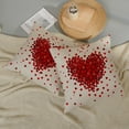 thumbnail image 5 of Valentines Pillow Covers 20x20 Red Love Heart Decor Throw Pillows Case for Couch Valentine''s Day Anniversary Indoor Outdoor Decorative Cushion Cases for Sofa Bed Decorations Set of 2, 5 of 6