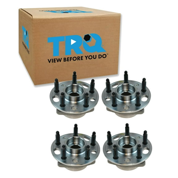 TRQ Wheel Hub & Bearing Assemblies Front & Rear for Buick Chevy Saab New BHA53775 Fits select: 2013-2015 CHEVROLET MALIBU, 2014-2017 CHEVROLET IMPALA