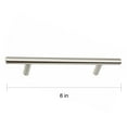 thumbnail image 3 of GlideRite 5 in. Center Solid Modern Cabinet Bar Pulls, Stainless Steel, Pack of 25, 3 of 5