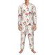 thumbnail image 3 of Fotbe Floral Mushroom Pijama de Hombre con Estampado de Manga Larga, Conjunto de 2 Piezas, Ropa de Dormir Suave y Cómoda con Bolsillos-Large, 3 of 7