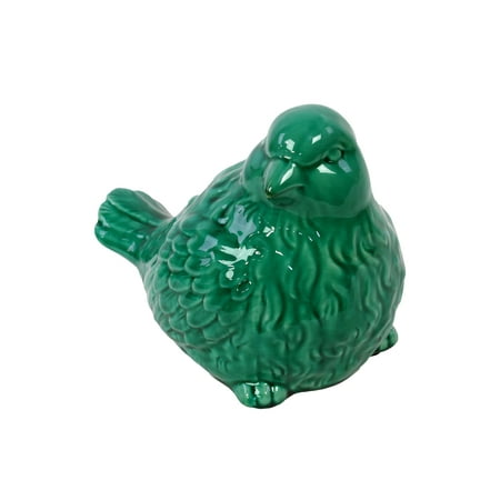 Turquoise Bird - Elegant & Dazzling Ceramic Bird In Turquoise