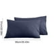 thumbnail image 3 of Juego de Fundas de Almohada Corporales Transpirables Color Azul Marino | Fundas de Almohada Refrescantes de Cuerpo Entero (2 Unidades) | Ideales para Personas Que Sudan Mucho Por La Noche | 51 X 90 C, 3 of 7