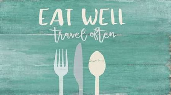Eat Well Canvas Art - Jo Moulton ()