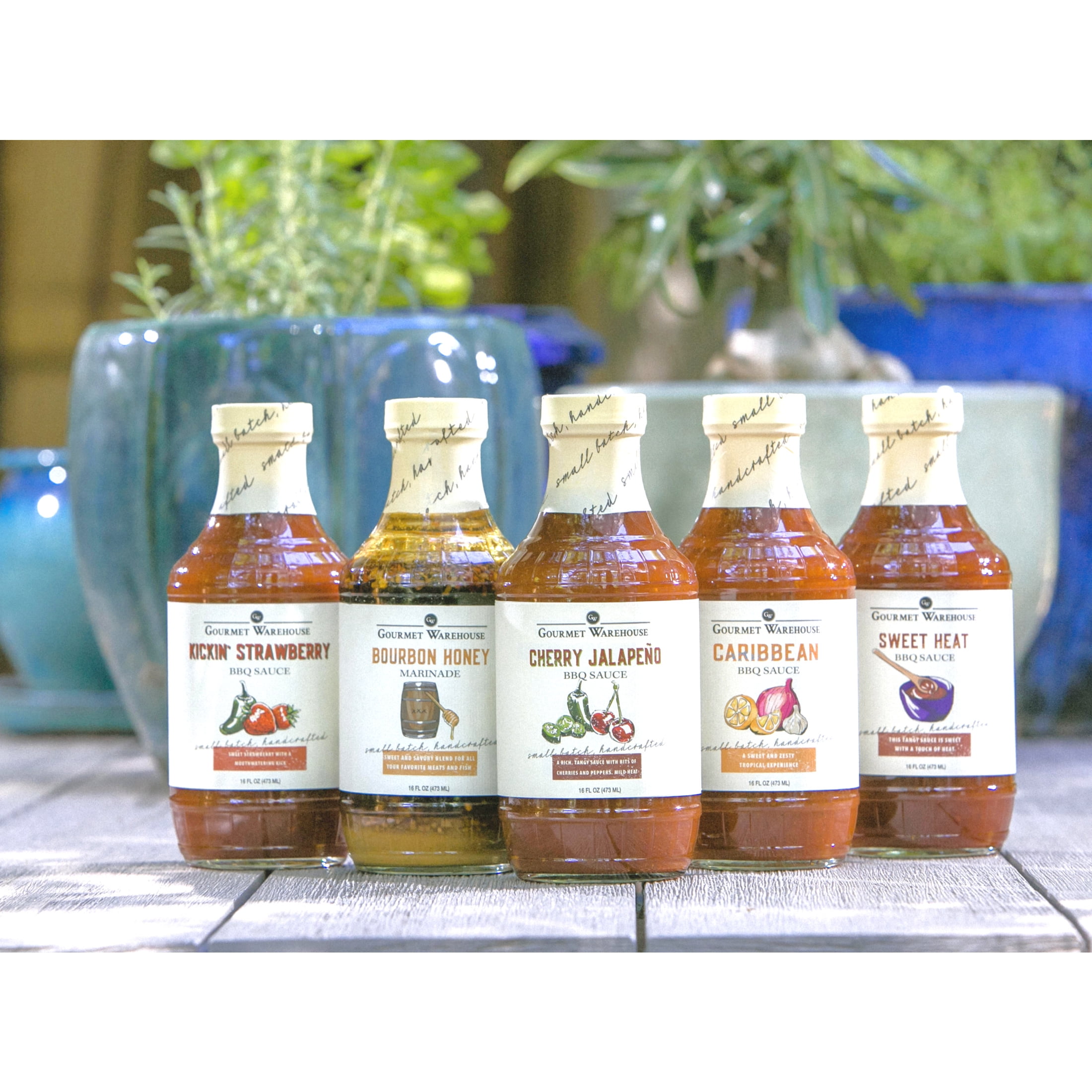 Gourmet Warehouse Bourbon Honey Marinade, 16 Oz