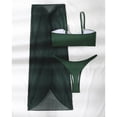 thumbnail image 4 of KaLI_store Two Piece Swimsuit for Women Tankini Bathing Suits for Women Two Piece Swimsuits Modest Tank Tops with Boy Shorts Loose Fit Swimwear Green,L, 4 of 5