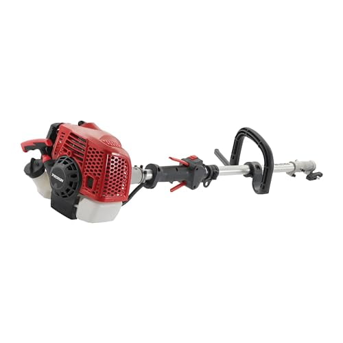 PRORUN 25.4cc Gas-Powered 2-Cycle Attachment Capable Powerhead + Articulating Hedge Trimmer Combo Kit