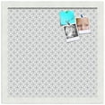 thumbnail image 2 of PinPix 14x14 Custom Cork Bulletin Board B W Circles Poster Board Has a Fabric Style Canvas Finish, Framed in B W Circles, by ArtToFrames (PinPix-117), 2 of 6