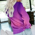 thumbnail image 4 of Scyoekwg Womens Sweatshirt Gradient Color Fall Sweatshirt Loose Crewneck Sweatshirt with Pocket Long Sleeve Pullover Casual Sweatshirts for Teen Girls(Hot Pink,XL), 4 of 6