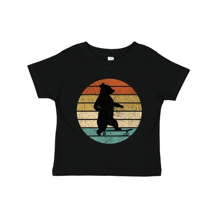 

Inktastic Skateboard Bear Retro Sunset Boys or Girls Toddler T-Shirt