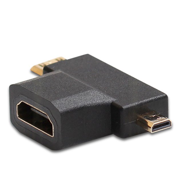 Convertidor de adaptador de cable 1.4 hembra compatible con HDMI macho Mini compatible con HDMI macho a HDMI LingWen 9024715615244