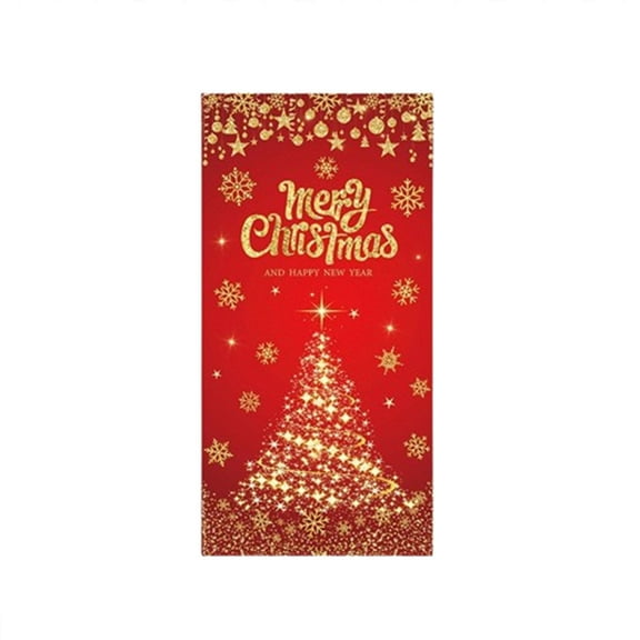 Front Door Christmas Decoration With Holiday Greetings For Indoor And Outdoor Setup 180X90Cm For Festive Entryways