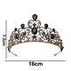 thumbnail image 2 of Coronas góticas para niñas: tiara barroca vintage de reina para bodas, desfiles, tocados de fiesta, 2 of 5