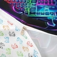 thumbnail image 4 of Erosebridal Gradient Game Console Duvet Cover Set for Boys, Gaming Gamer Bedding Full, Gamepad Reversible, 1 Duvet Cover and 2 Pillowcases (No Comforter), 4 of 5