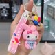 thumbnail image 1 of Cute Sanrio Hello Kitty Keychain Anime Hello Kitty Kuromi Melody Cinnamoroll Accessories Cartoon Sakura Series Pvc KeychainsChina Gong Bohan LED, 1 of 2