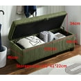 thumbnail image 3 of Tabaray 48" Storage Ottoman Bench, Versatile Bed Bench, Living Room Sofa Ottoman, Shoe Bench, Fabric Soft Upholstered for Bedroom, Living Room and Kids Room, 3 of 11