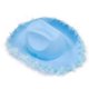 thumbnail image 4 of Sombrero de vaquero azul para bebé, sombrero de vaquera de fieltro con adorno de piel esponjosa para hombres y mujeres, sombrero de plumas Extra grande para adultos, accesorios para fiesta o, 4 of 5