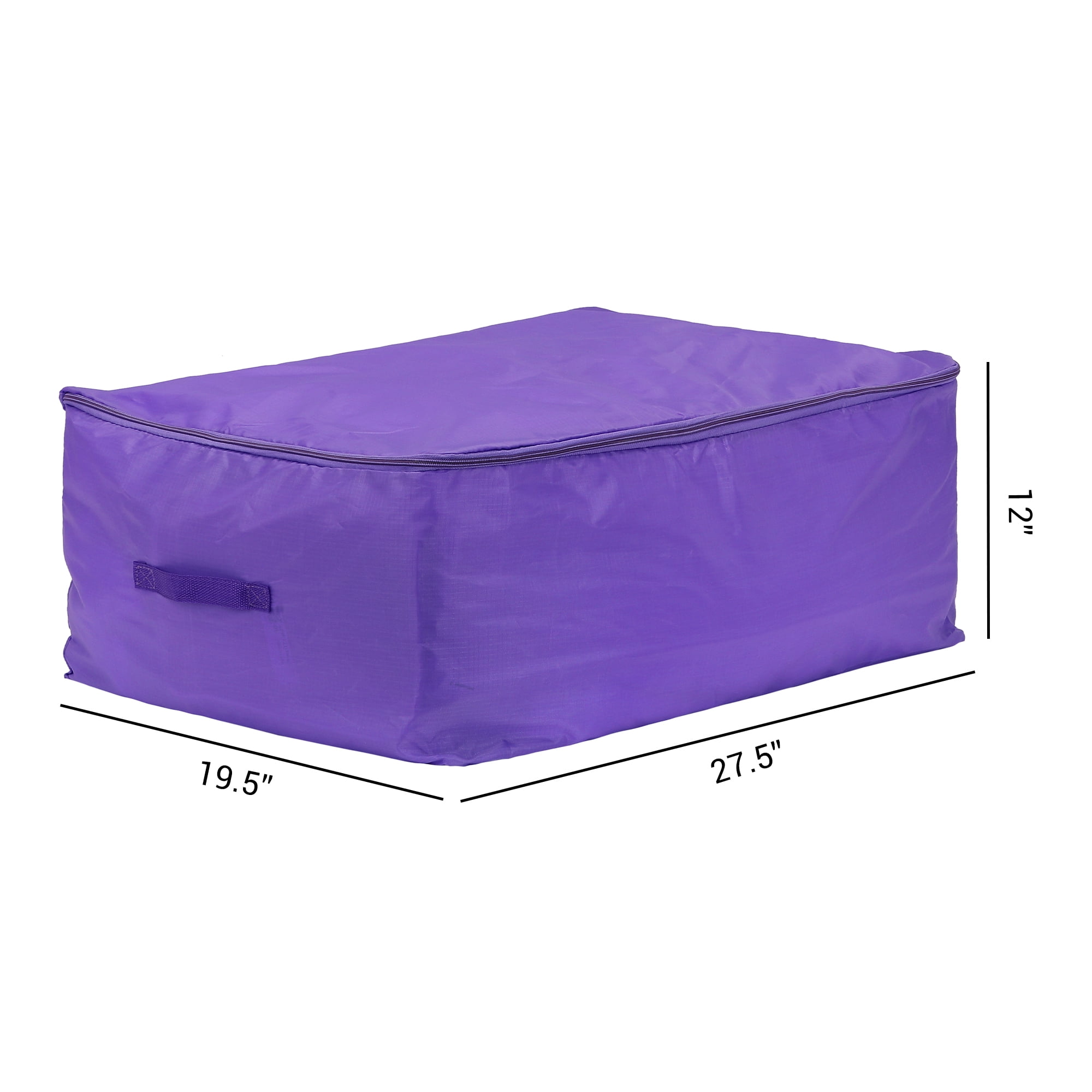 Unique Bargains 1 Pack Clothes Storage Bags Moving Bags Purple 27.5*19.5*12in