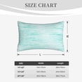 thumbnail image 6 of Naloa Blue Bright Pillowcase, Throw Pillowcase, Wrinkle-Free, Stain-Resistant with Hidden Zipper for Bedroom Sofa - 16"x24", 6 of 9