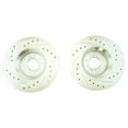 thumbnail image 7 of TRQ Front Performance Brake Pad & Rotor Kit Brake Pads Brake Rotors Set Semi-Metallic Premium G-Coated Fits Select 2008-2009 Volvo S60 2004-2006 V70, 7 of 7