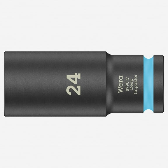 Wera 004839 Impact Deep Socket, 1/2" Drive, 24mm